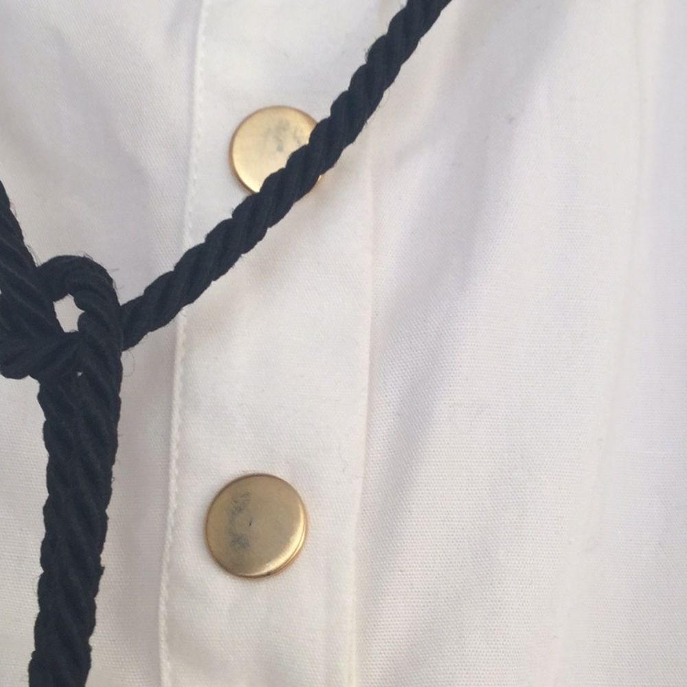 Philosophy Collared Sleeveless Cotton Blouse - Picture 6 of 11